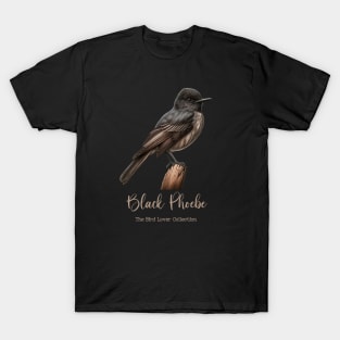 Black Phoebe - The Bird Lover Collection T-Shirt